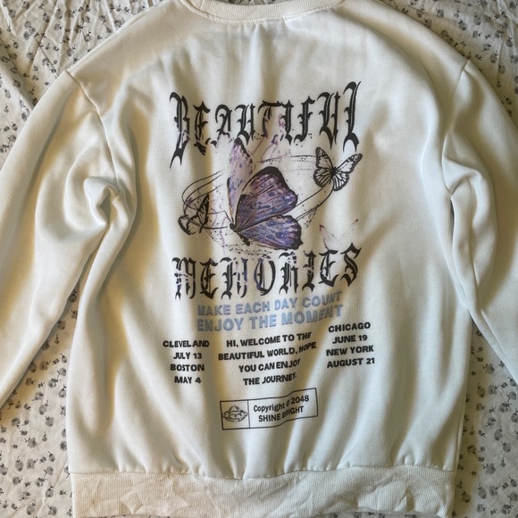 Shein Sweater with Butterfly Design - Picture 1 of 3